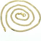 Image 5 of Gold closed Figaro link chain | 46.5 cm