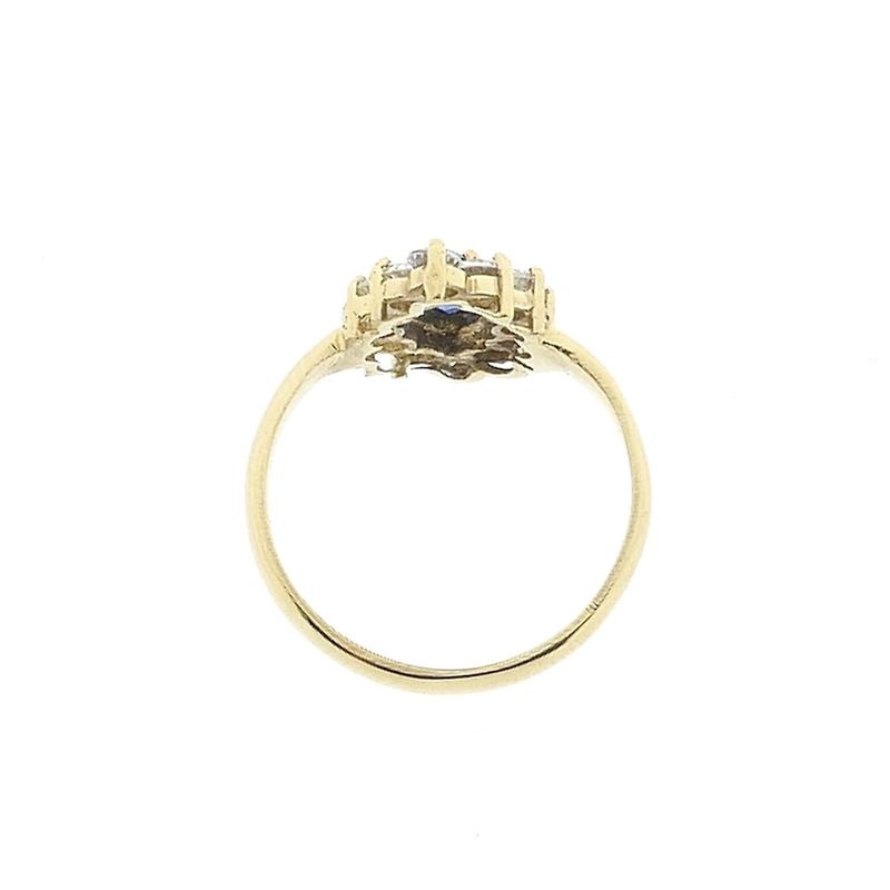 Image 5 of Gold cocktail ring with zirconia