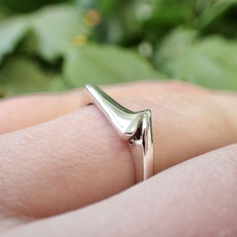 Image 8 of Silver ring with fantasy design
