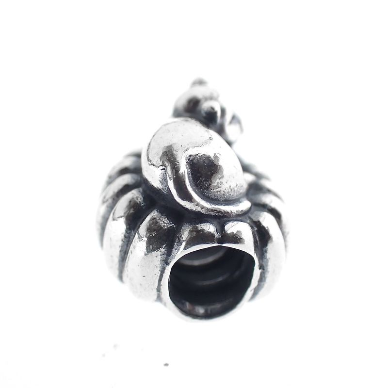 Image 3 of Pandora charm; Silver; Cozy Cat