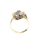 Image 5 of Two-tone gold fantasy ring set with 0.13 ct diamond.