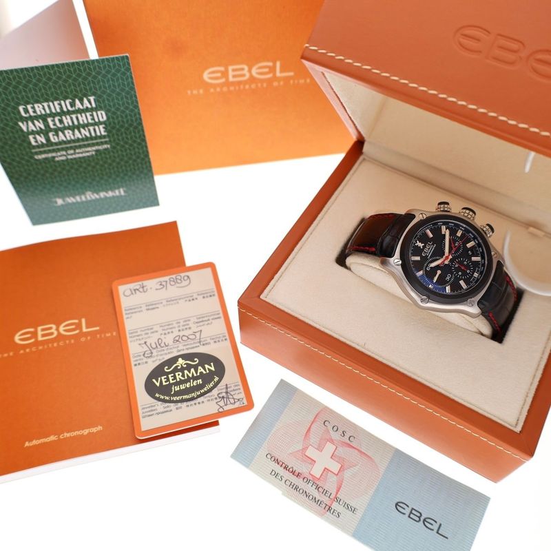 Image 2 of Ebel 1911 BTR Chronograph E9137L73; Automatic Watch