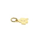 Image 6 of Gold four-leaf clover charm