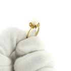 Image 8 of Gold ring with pearl