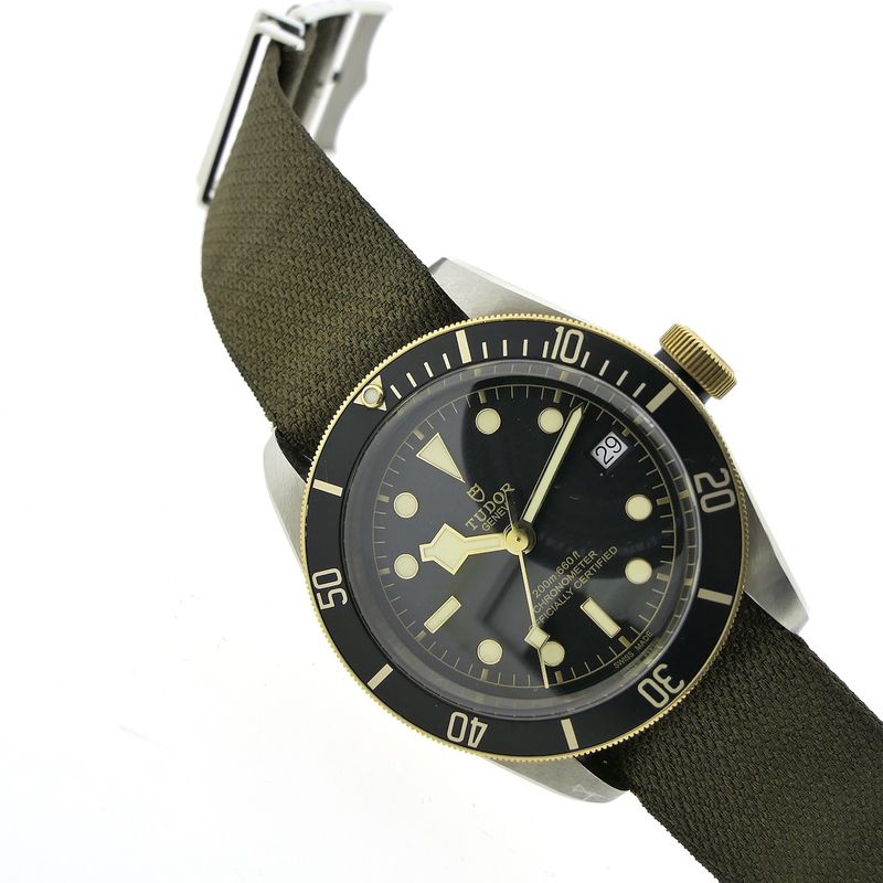 Image 5 of Tudor Black Bay; Gold/steel men's watch