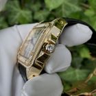 Image 24 of Cartier Santos 100 XL Automatic 2732 - W20071Y1; 18k gold watch with diamond setting