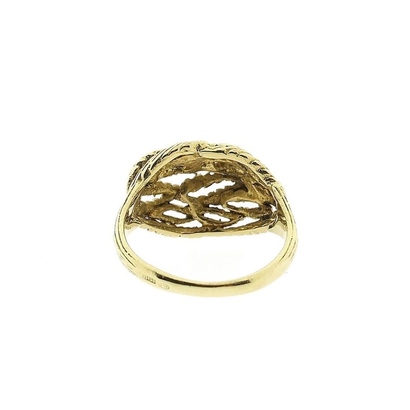 Image 4 of Gold ring with pattern