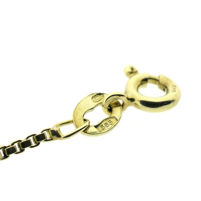 Image 3 of Golden Venetian link chain | 51 cm