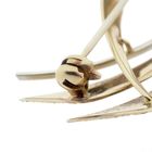 Image 5 of Two-tone gold brooch with pearl