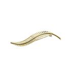 Image 1 of Vintage gold feather brooch