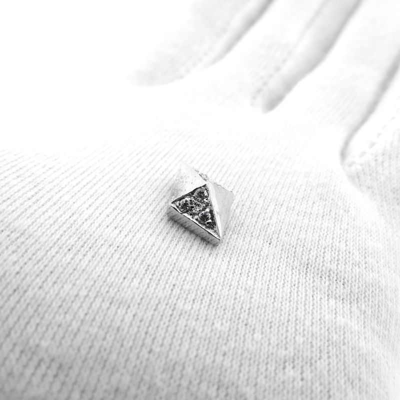 Image 8 of Silver diamond pendant with zirconia