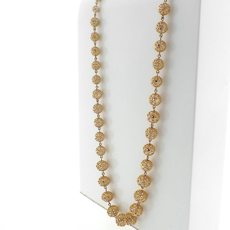 Image 9 of 18K Vintage Gold Fantasy Link Chain | 76 cm