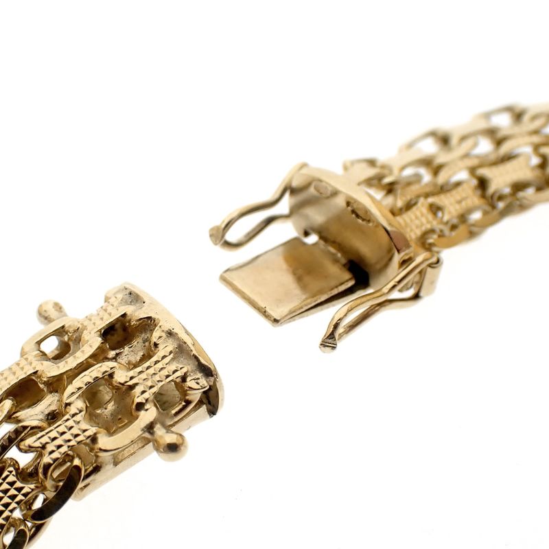 Image 8 of Vintage gold fantasy link bracelet