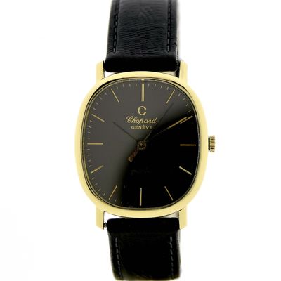 Image 2 of Chopard Geneva Classic Ellipse; Vintage 18k gold watch