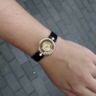 Image 11 of Chopard Happy Diamonds; Vintage 18k gold women's watch with diamonds