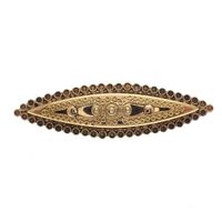 Vintage/antique gold brooch with filigree technique