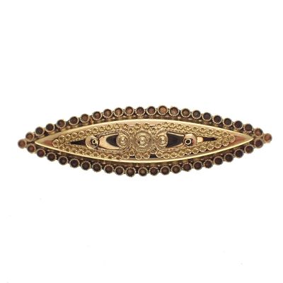 Image 1 of Vintage/antique gold brooch with filigree technique
