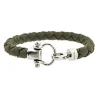 Omega Accessories; Sailing Bracelet; Khaki; Nylon; (M) 19cm