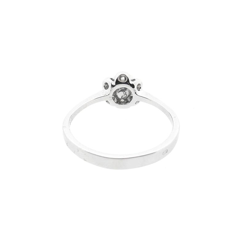 Image 6 of White Gold Ring with Cultured Pearl