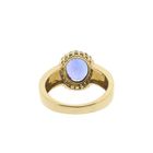 Image 4 of Gold ring with tanzanite and diamond | 0.24 ct.