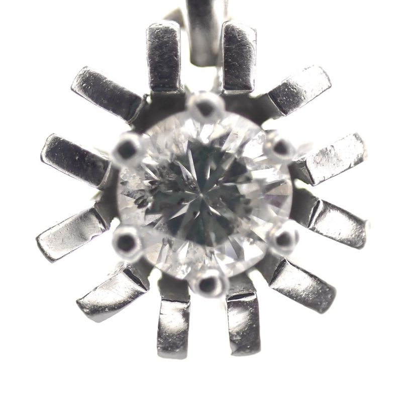 Image 4 of White gold solitaire pendant with 0.31 ct diamond.