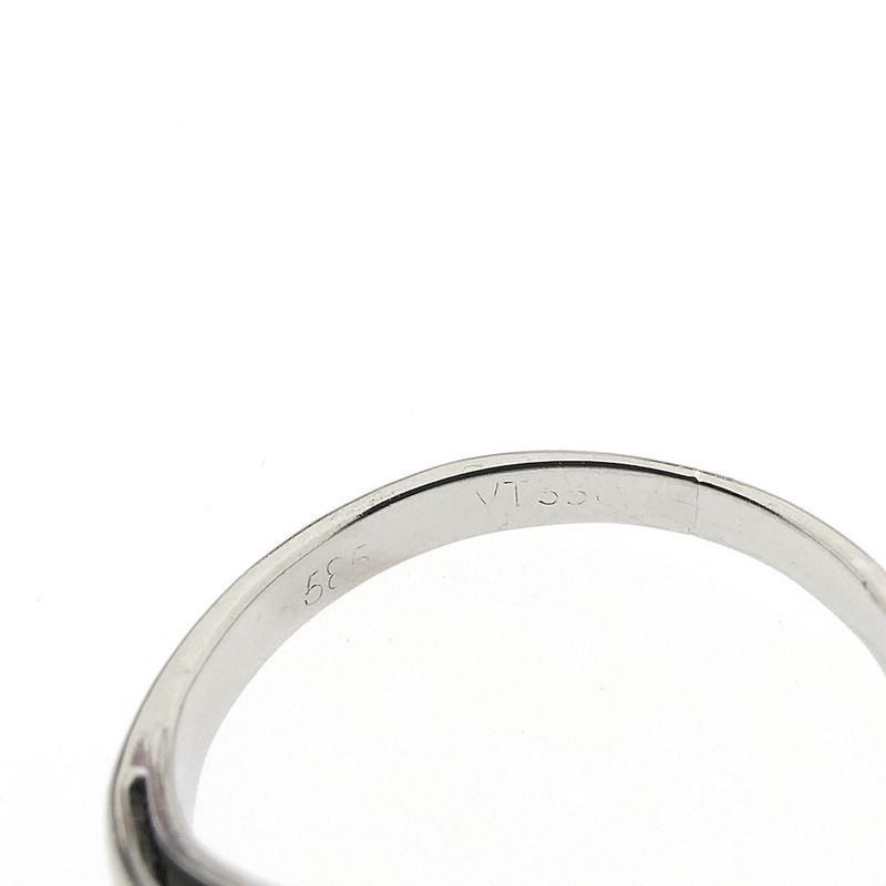 Image 6 of White gold fantasy ring with diamond | 0.06 ct.