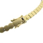 Image 3 of Two-tone gold bracelet with diamonds; 0.24 ct.