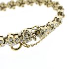 Image 2 of Gold tennis bracelet with diamonds; 4.86 ct.