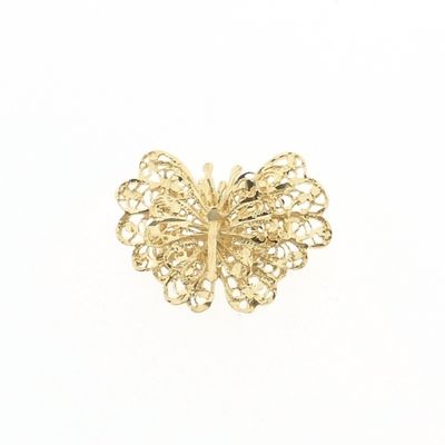 Image 1 of Gold pendant of a butterfly