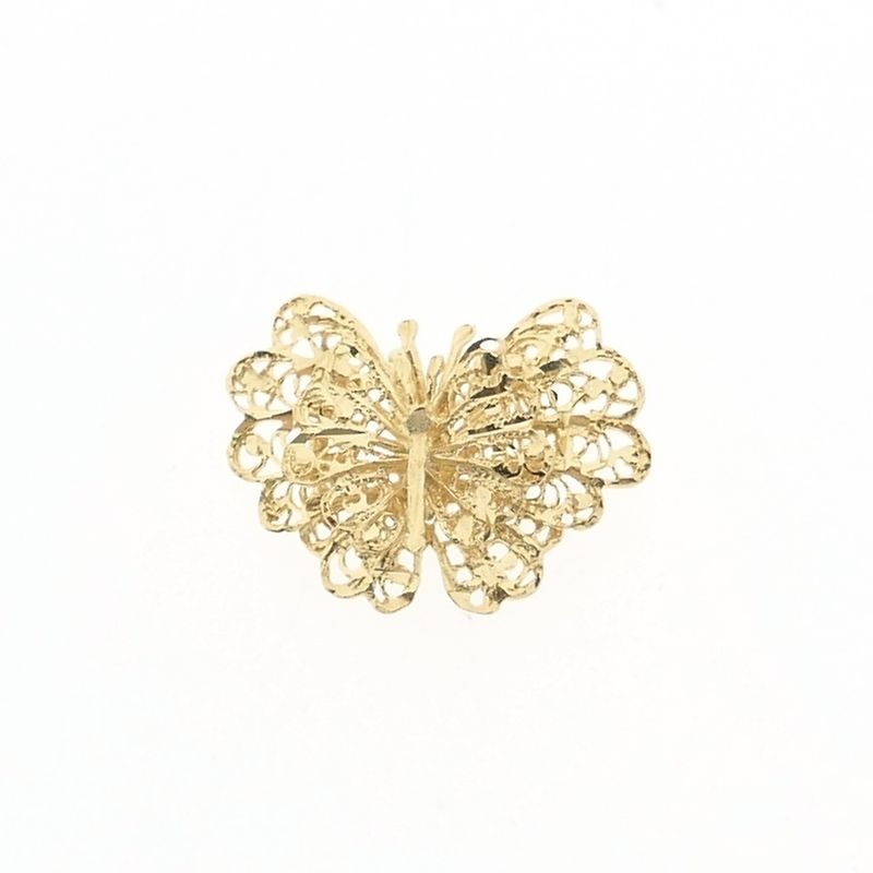 Image 1 of Gold pendant of a butterfly