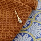 Image 2 of Gold pendant with diamond | 0.12 ct.