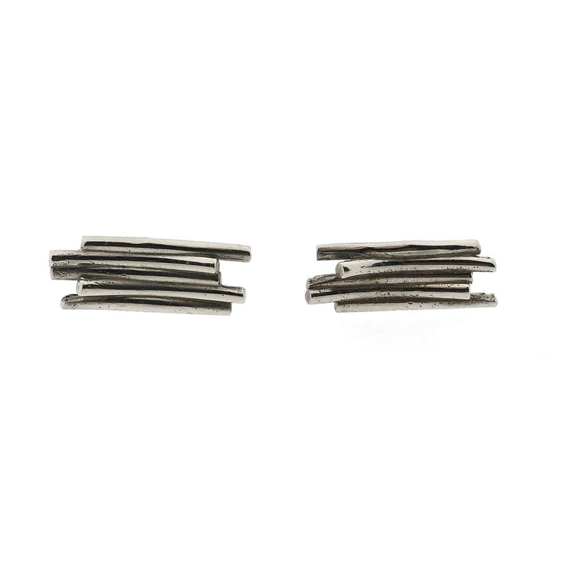 Image 8 of Vintage White Gold Stud Earrings