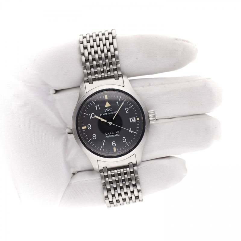 Afbeelding 9 van IWC Pilot's Watch Mark XII IW3241; Vintage Heren Horloge (Full-Set)
