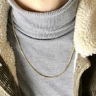 Image 6 of Gold long Venetian link necklace | 60 cm