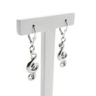 Image 3 of Silver earrings | Musical note