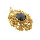 Image 4 of Vintage gold pendant with garnet.