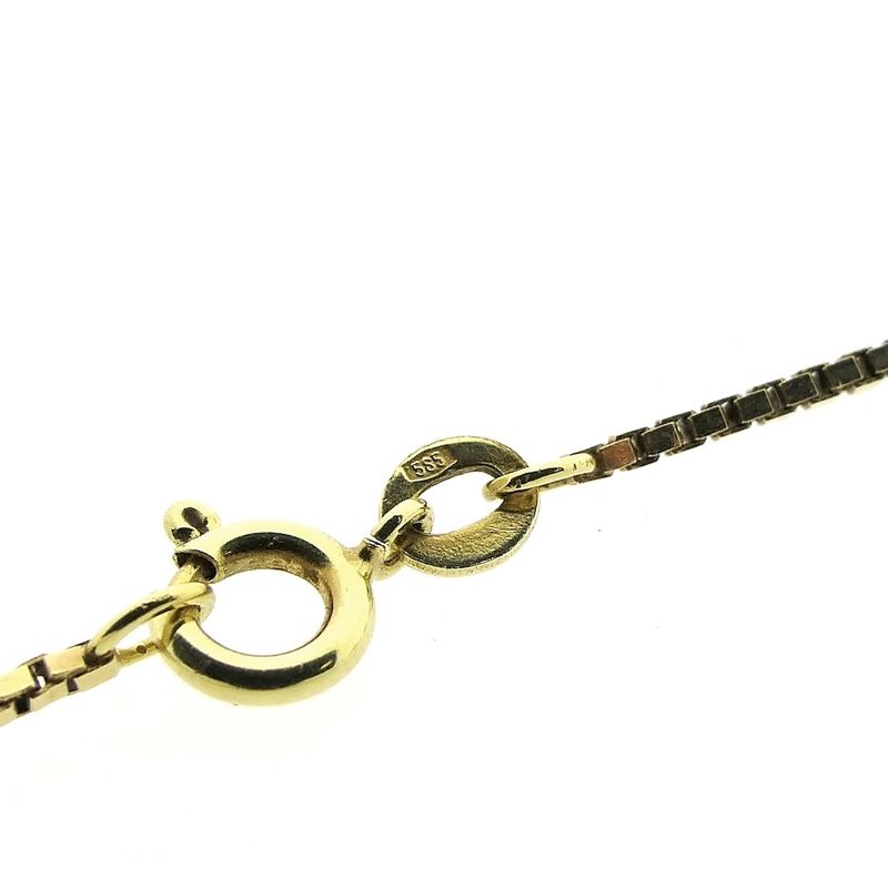 Image 6 of Antique gold necklace with garnet