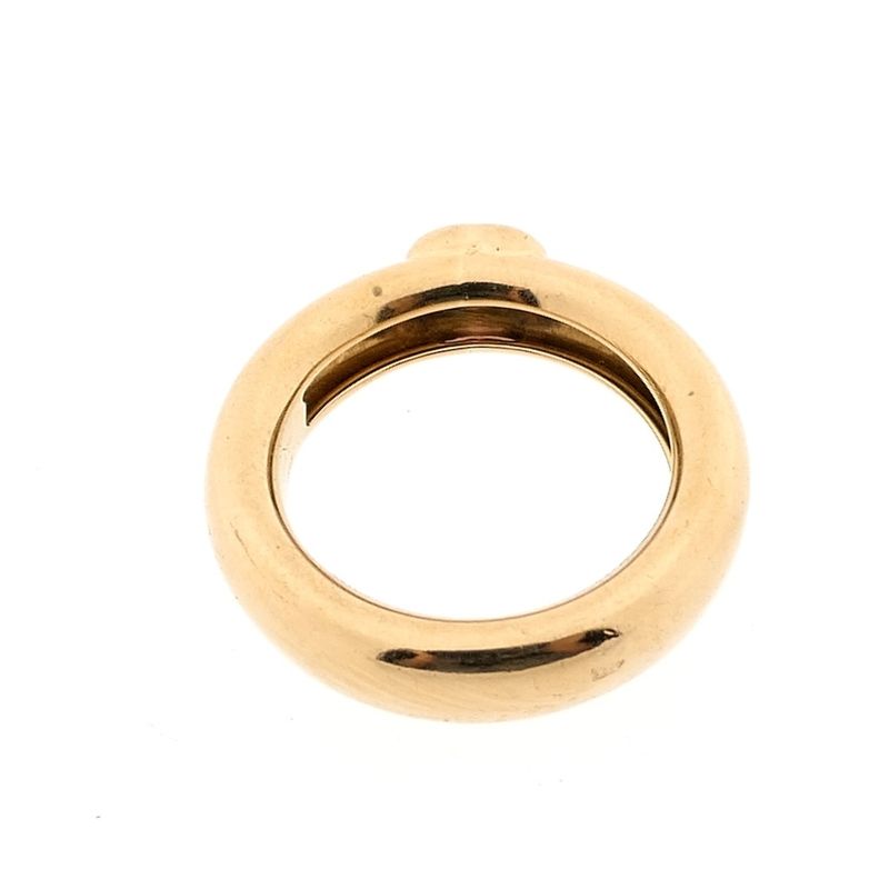 Image 3 of Gold ring with pink tourmaline; Tiffany & Co