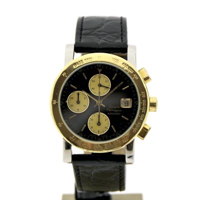 Image 1 of Girard Perregaux Chronograph 7000GBM; Automatic watch with 18k gold bezel