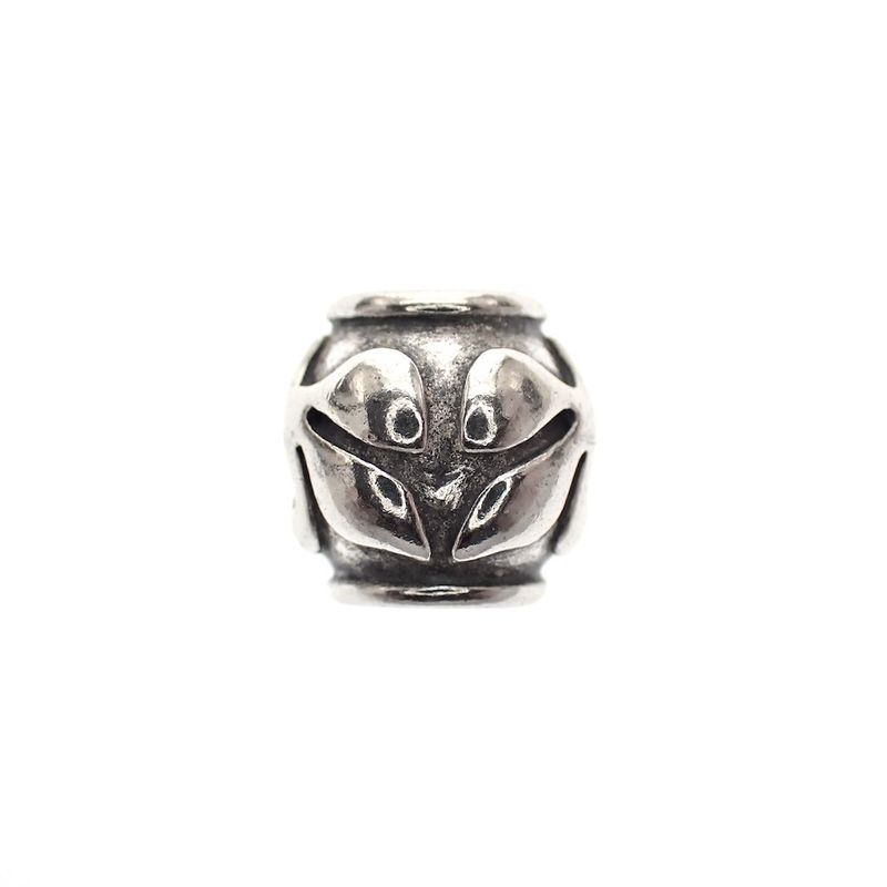 Image 3 of Pandora charm; Silver; Leafs