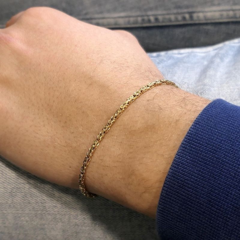 Image 8 of Gold king's link bracelet | 20 cm