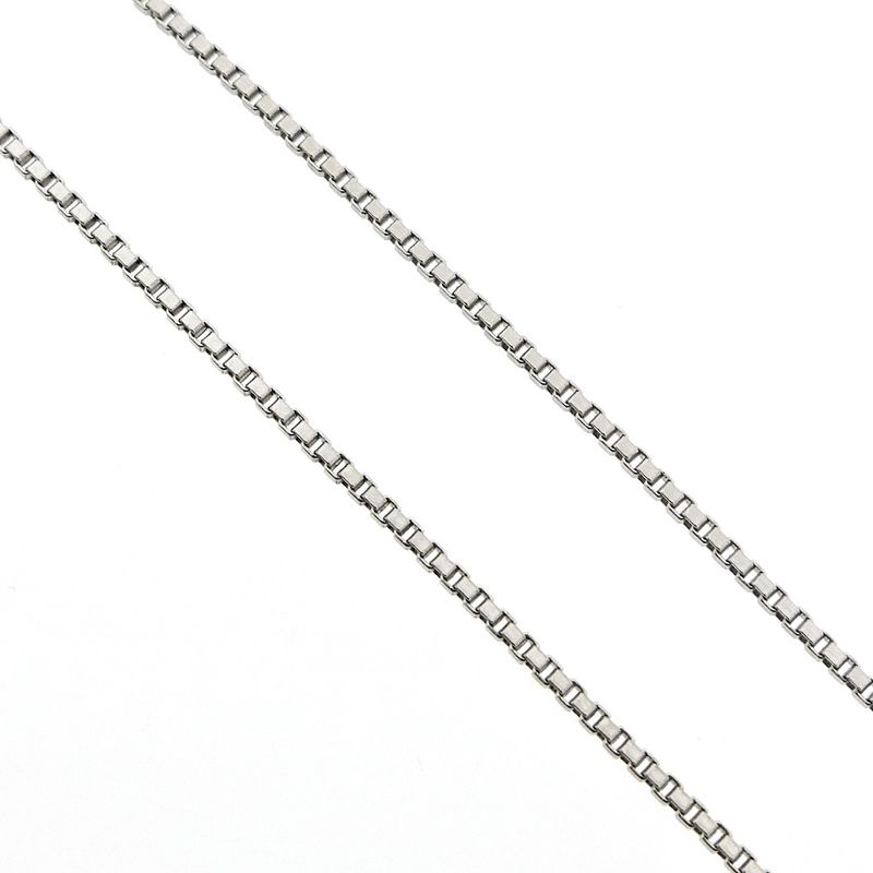 Image 3 of White gold Venetian chain | 43.5 cm