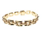 Image 1 of Gold bracelet with fantasy link | 19.5 cm