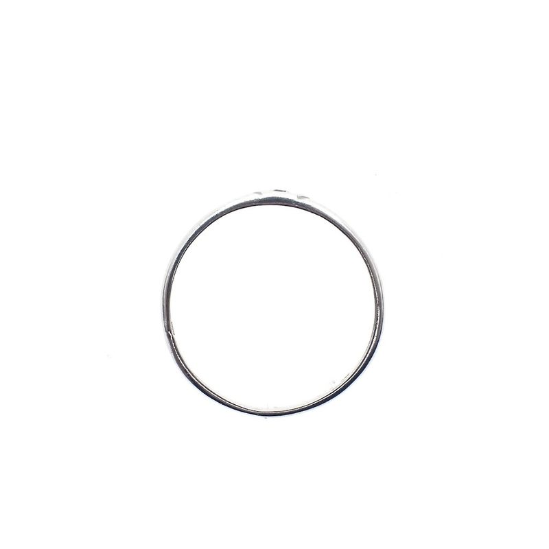 Image 4 of Silver ladies ring with zirconia