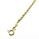 Image 4 of Gold twisted link chain | 55 cm