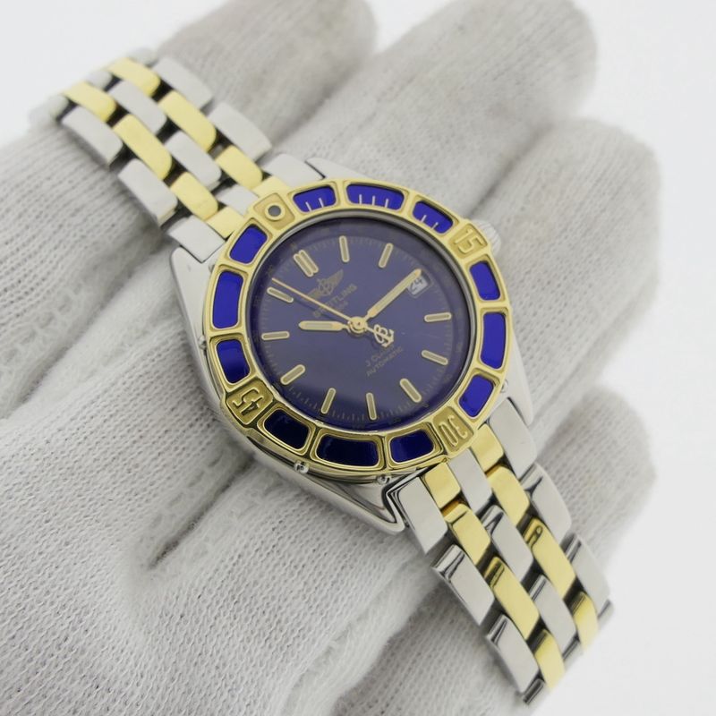 Image 7 of Breitling J-Class; Automatic women's watch with gold bezel