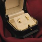 Image 2 of Two-tone gold stud earrings