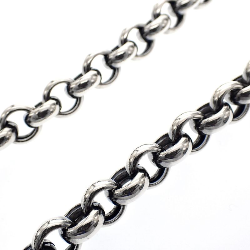 Image 8 of Silver jasseron necklace | 44 cm