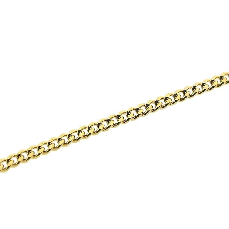 Image 3 of Gold gourmet link chain | 45.5 cm