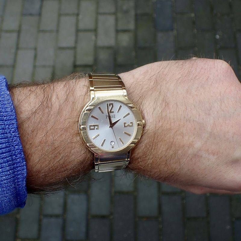 Image 22 of Piaget Polo Automatic; 18k gold men's watch